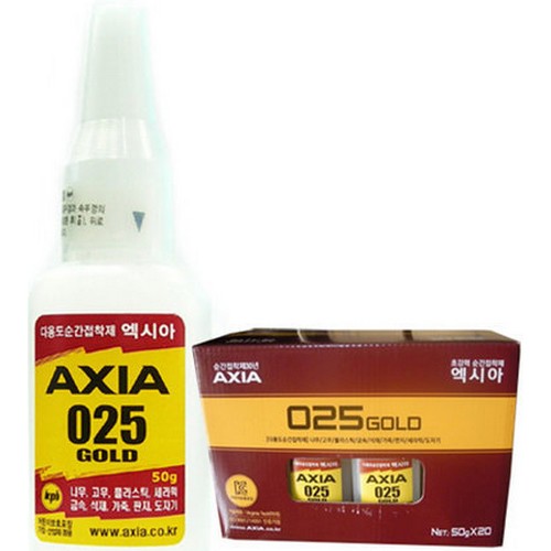 한국알테코 엑시아 다용도 순간 접착제 025 GOLD 50g (20개)