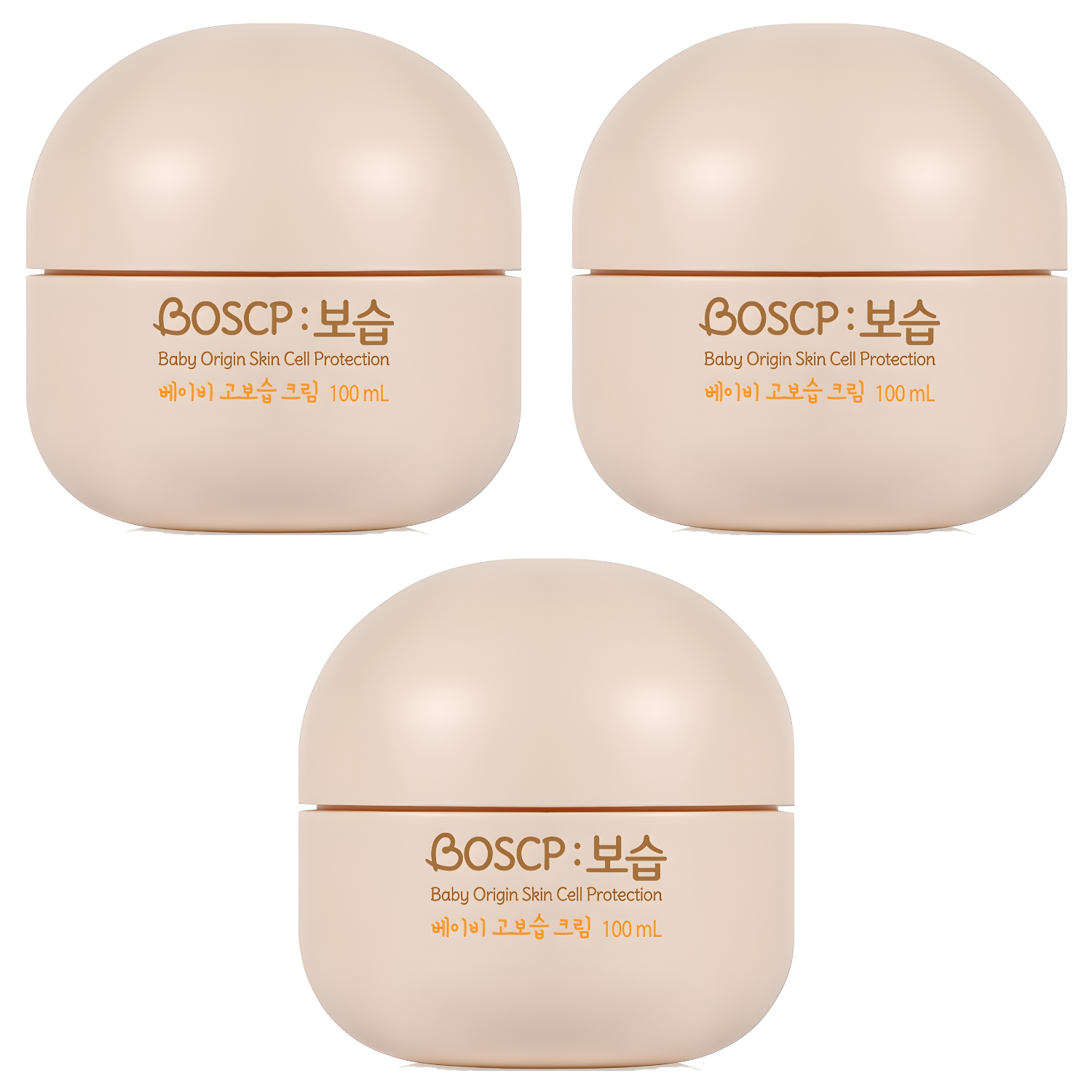  베비언스 BOSCP 보습 베이비 고보습 크림 100ml [3개]