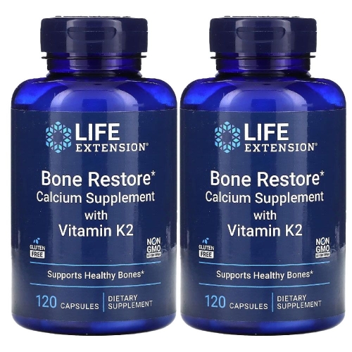 라이프익스텐션 비타민K2 함유 본 리스토어 120캡슐 (2개)_이미지
