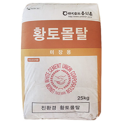 유니온 황토몰탈 외벽 미장용 25kg (1개)_이미지