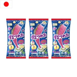 크라시에 일본 가루쿡 포핀쿠킨 구미 포도 맛 젤리 19g 중량19g 3팩_이미지