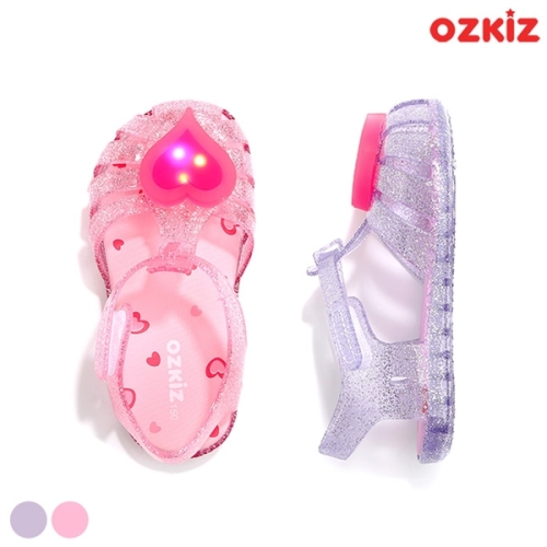 오즈키즈 루비하트LED 여아 젤리슈즈_이미지