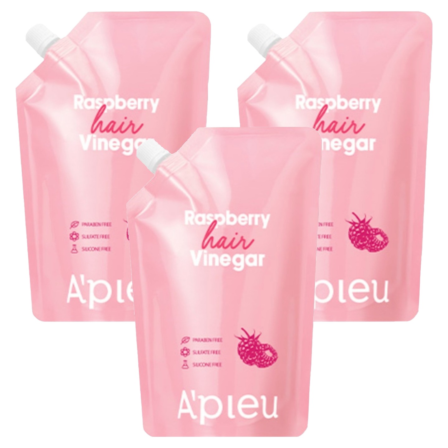 어퓨 라즈베리 헤어 식초 리필 400ml