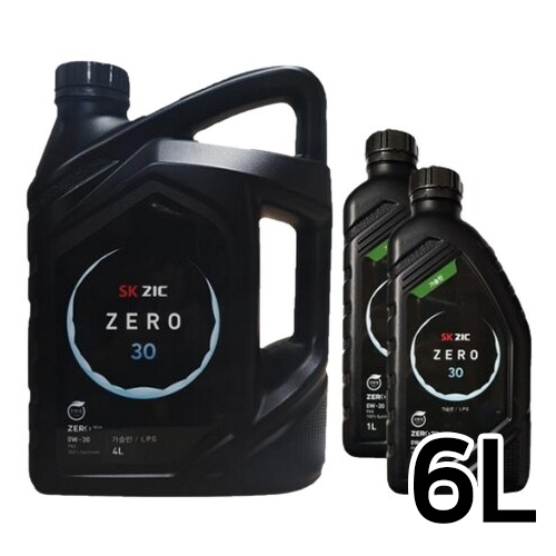 SK엔무브 지크 제로 30 가솔린 0W30 6L_이미지