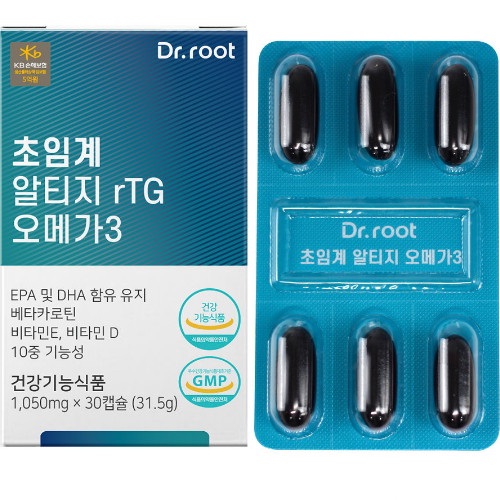 닥터루트  초임계 알티지 오메가3 30캡슐 (3개)
