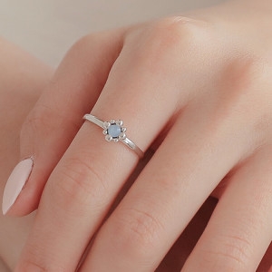 헤스티아 핸드메이드+쇼핑백/Fortuna/ Danica 925 Silver Ring RR-60194