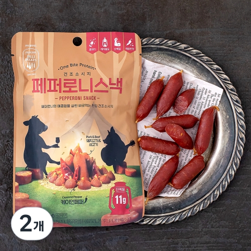 에쓰푸드 존쿡델리미트 존쿡델리미트 페퍼로니스낵 50G x 2개_이미지