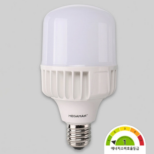 비츠온 메가맨 LED 빔 글러브램프 1등급 주광색 45W