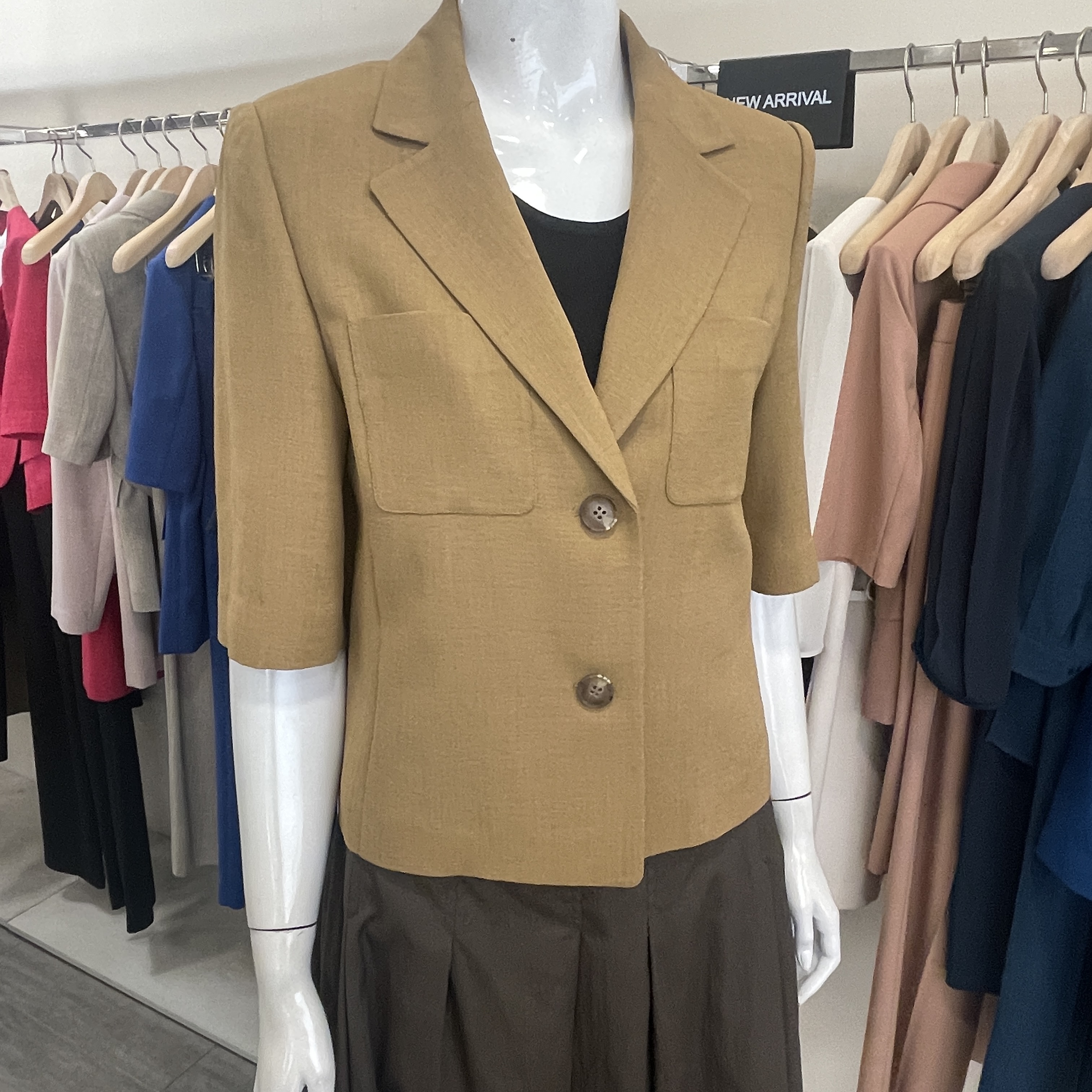 케이엘 KL 론다 여름 홑겹 자켓 2컬러 jK25pf04OO