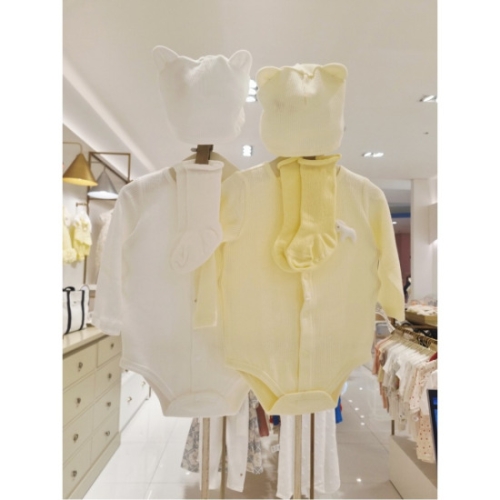 07S517904 출산백일선물 루안바디수트3PCS SET 색상 유아/출산/백일//조카선물