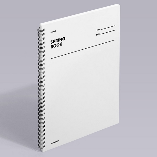 모트모트 스프링북 오리지널 화이트