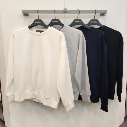 연승어패럴 클라이드앤 패플 유니 기본 무지 맨투맨_S FNDTS401