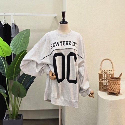 포커스 FS6B9TS5330_럭비 루즈핏 맨투맨 티셔츠