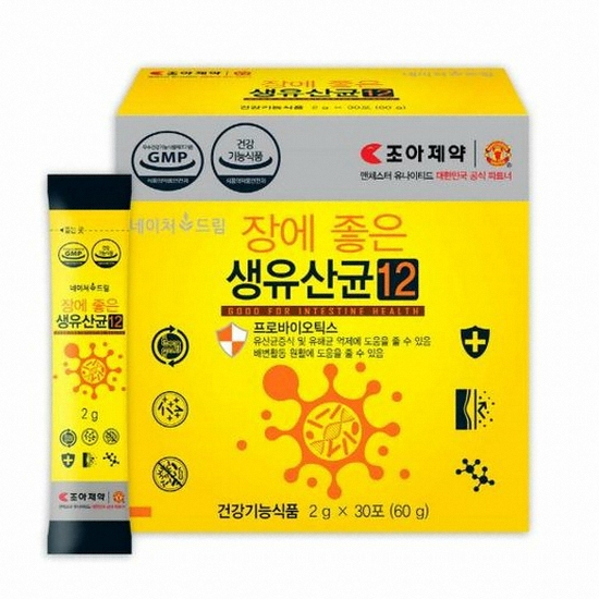 조아제약 네이처드림 장에 좋은 생유산균 19 30포 (5개)_이미지