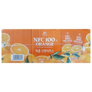 NFC 100 착즙 오렌지 주스 200ml 24개
