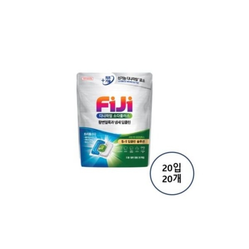 LG생활건강 피지(FIJI) 디나자임 소다플러스 캡슐세제 20개입 (20개)