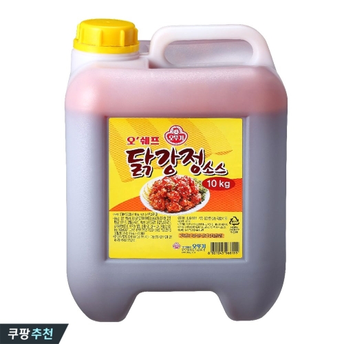 오뚜기 오쉐프 닭강정소스 10kg (6개)