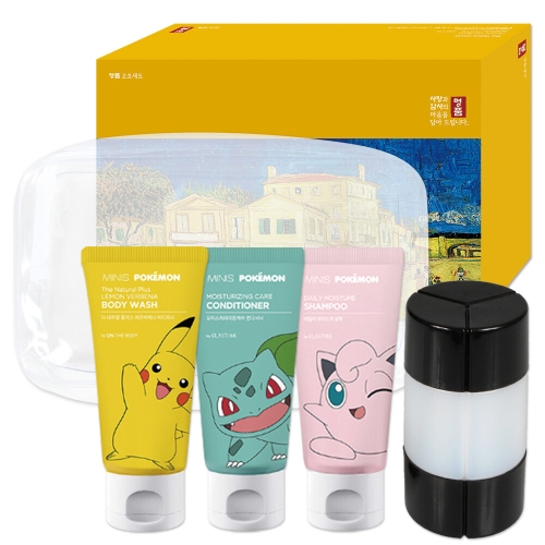 LG생활건강 미니스 포켓몬 클린 파우치 여행용세트 22호 (1세트)_이미지