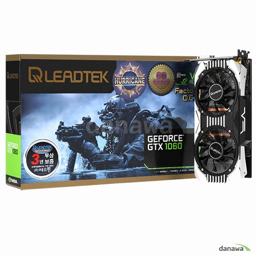 리드텍 WinFast 지포스 GTX1060 HURRICANE OC D5 6GB_이미지