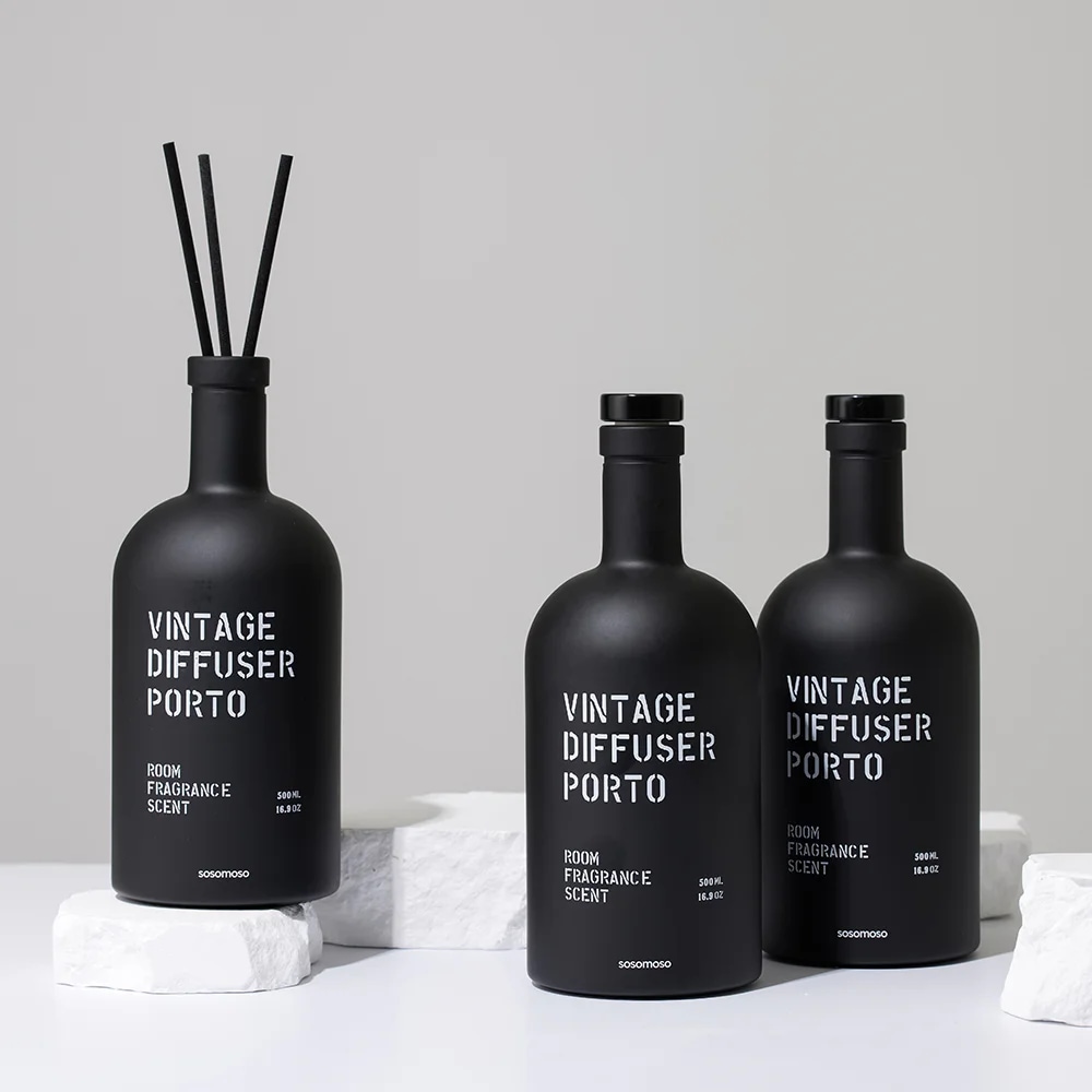 리빙탑스 소소모소 블랙보틀 디퓨저 500ml (1개)_이미지