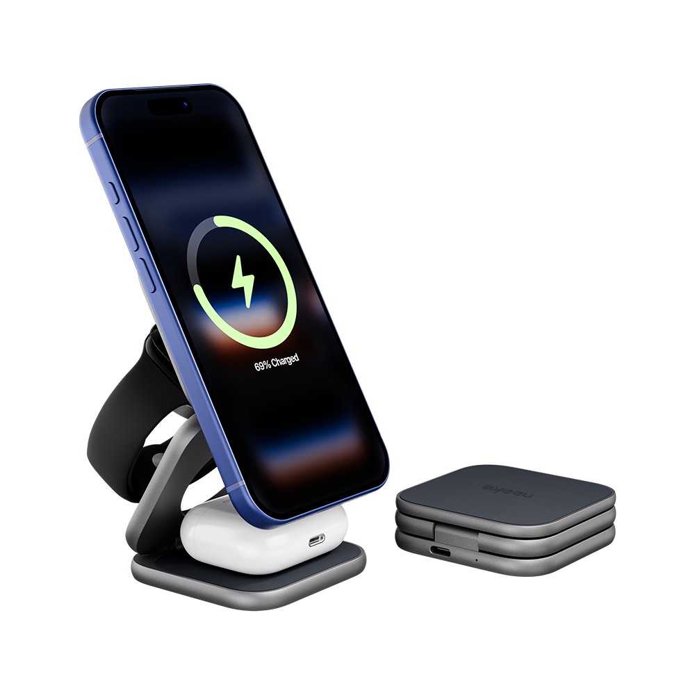 니케  Qi2 25W 3in1 맥세이프 무선 충전기 Squarewon Gen2 (애플워치용)