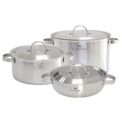 키친아트 코델리아 통5중 IH 스텐냄비 3종 E (양수24+전골24+곰솥28)