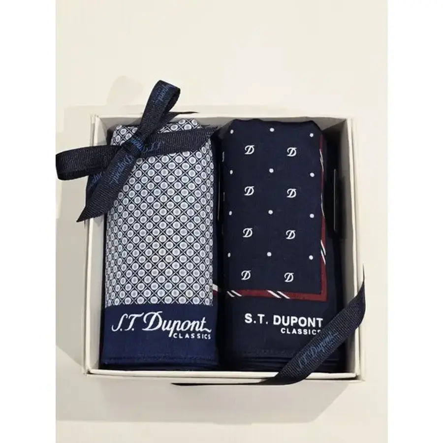 ST듀퐁 순면100% 손수건 2매 세트 SE6S001BU SE6S010NY이미지입니다. 누르면 해당 게시물로 새창이동합니다.