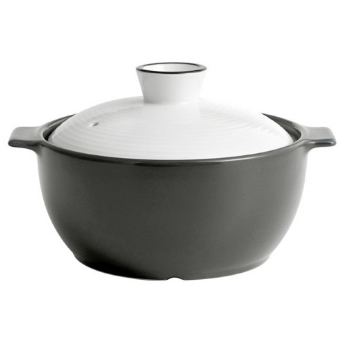 한국도자기 아름팟 무균열 뚝배기 그레이 (18cm)