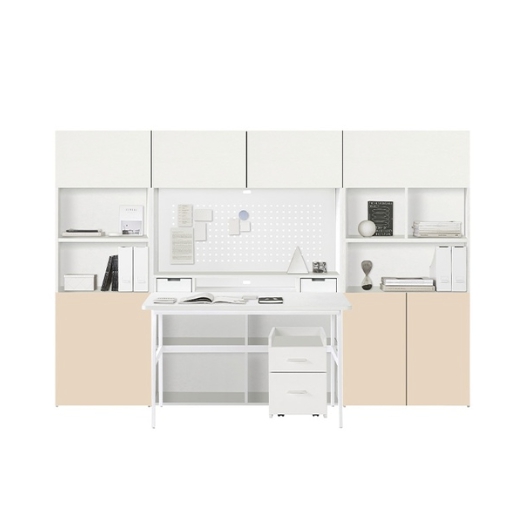  까사미아 뉴아빌 5단 책상 책장 풀세트 [1200x600]