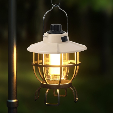 트리 LED 해피무드 캠핑랜턴 L2 (베이지)_이미지