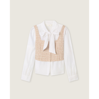 이랜드 로엠 스타필드 안성 트위드 매칭 셔츠_RMYWG12ST1_이미지