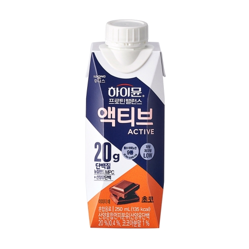 하이뮨 프로틴 밸런스 액티브 딥초코 250ml