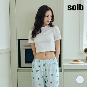 솔브 여성 선인장 나염 이지팬츠_SEPE102F_이미지