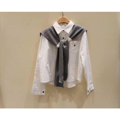 메종블랑쉬 어부바바크롭셔츠 M261JSH204K