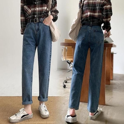 오노마 ONM 스트레이트핏 스트레이트 몸매 보정 청일자바지 여성 S16075638_이미지