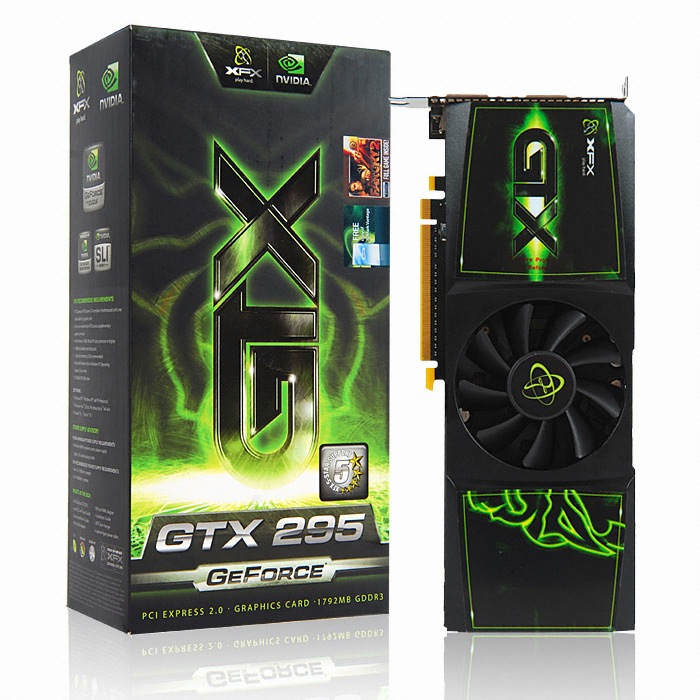 XFX ������ GTX295 Single PCB 1.8GB ������