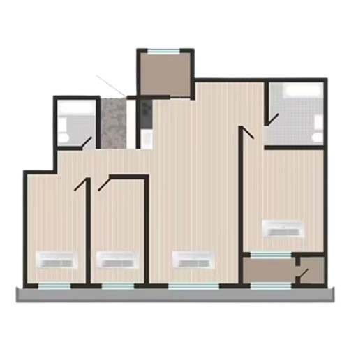 삼성전자 무풍에어컨 다배관 4실 AJ30BCS4P36SSY