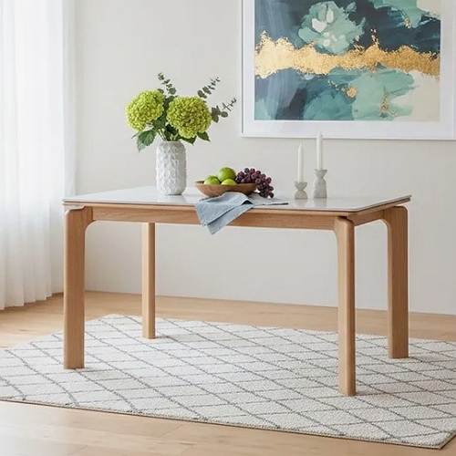 모네 세라믹 원목 식탁 1400