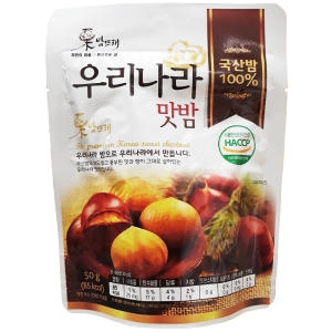 밤뜨래영농조합 우리나라 맛밤 50g (1개)