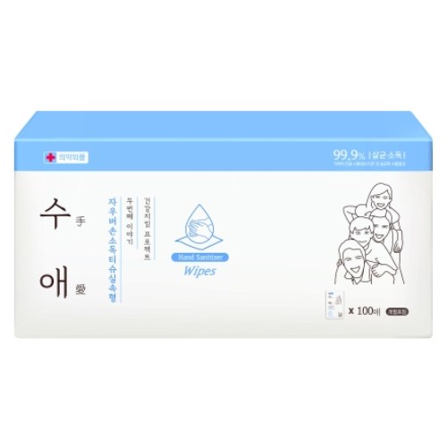 수애 손소독 티슈 1매