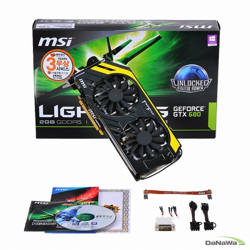 MSI 지포스 GTX680 N680GTX 라이트닝 L D5 2GB 트윈 프로져4_이미지