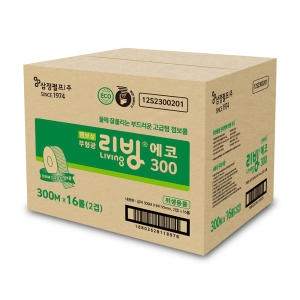 리빙 에코 점보롤 300m (4롤)_이미지