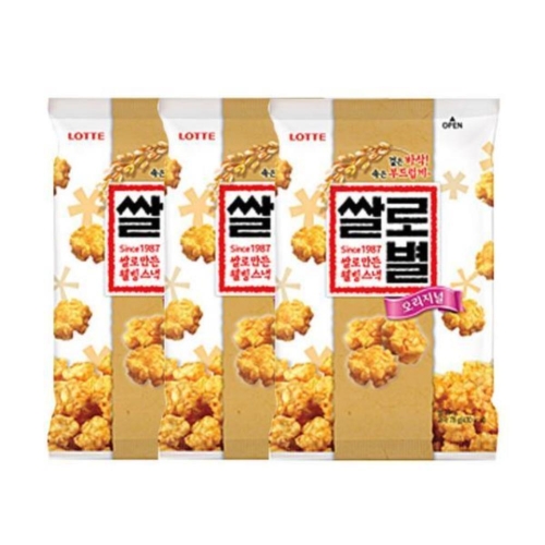 롯데제과 쌀로별 오리지널 78g (3개)