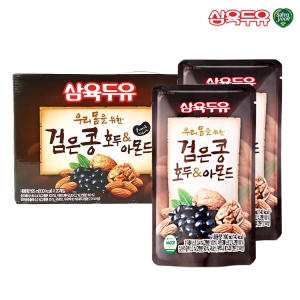 삼육식품 검은콩 호두와 아몬드 파우치 190ml (15개)_이미지