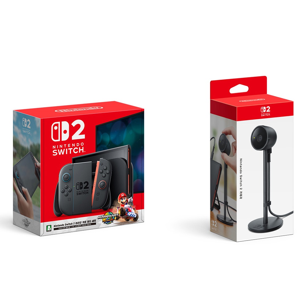 닌텐도 스위치 2 마리오 카트 월드 주변기기 세트 카메라_이미지