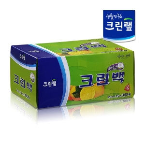 뽑아쓰는 크린백 위생팩 25cmX35cm 300매 중형 티슈형 1입
