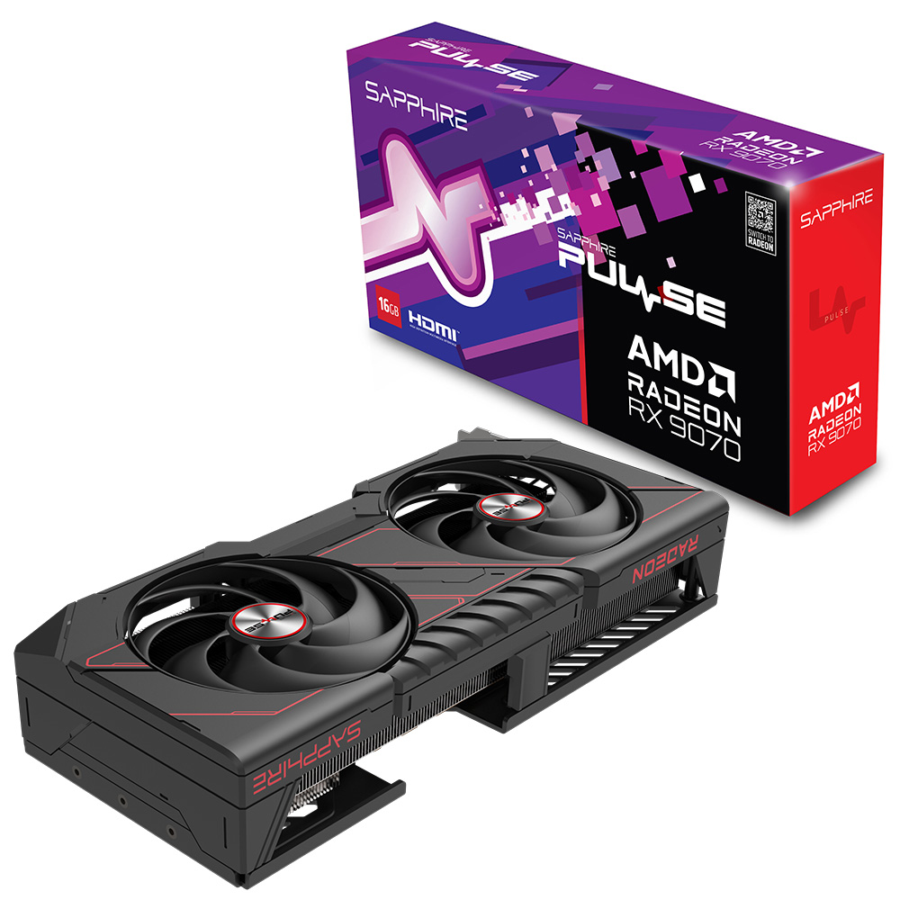 SAPPHIRE 라데온 RX 9070 PULSE D6 16GB이미지입니다. 누르면 해당 게시물로 새창이동합니다.