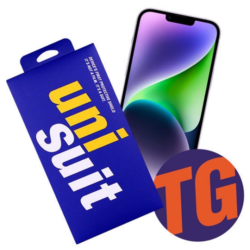 모이다 유니슈트 아이폰14 플러스 풀점착 고강도 강화유리 액정보호필름 (액정 1매)_이미지