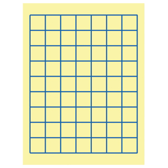 모노라이크 메모지 볼드라인 컬러 (Yellow)_이미지