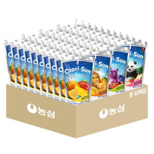 농심 카프리썬 200ml 오렌지망고10+사파리10+정글10+펀알람10_이미지